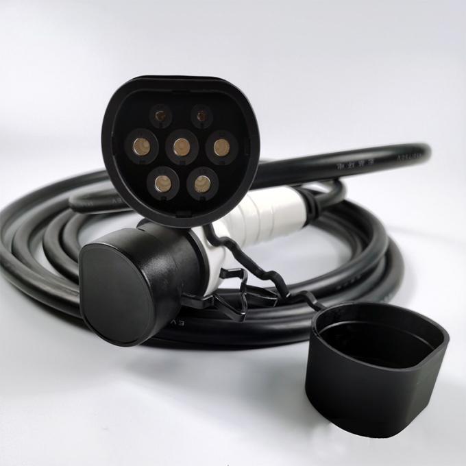 de Uitbreidingskoord van 32A 240V voor Elektrische Auto 1 de Uitbreidingskoord van het Faseelektrische voertuig 0